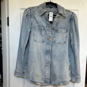 Express Women’s Button-Up Denim Jacket NWT US Small